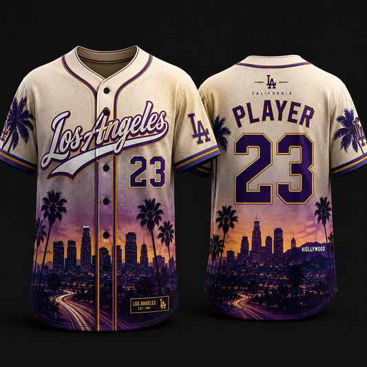 Custom Full-button Baseball Jerseys
