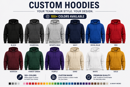 Custom hoodies
