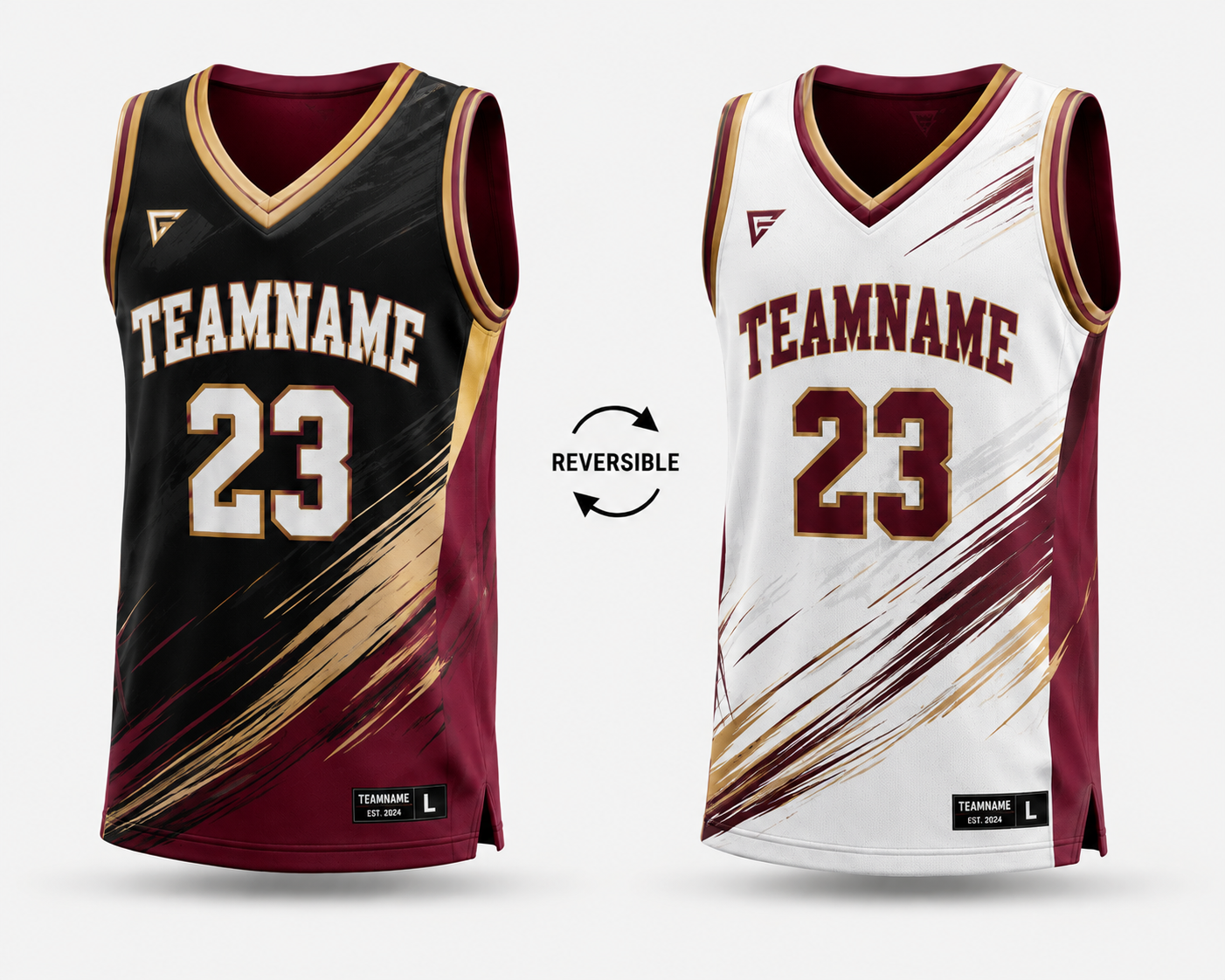 Custom Reversible Basketball Jerseys